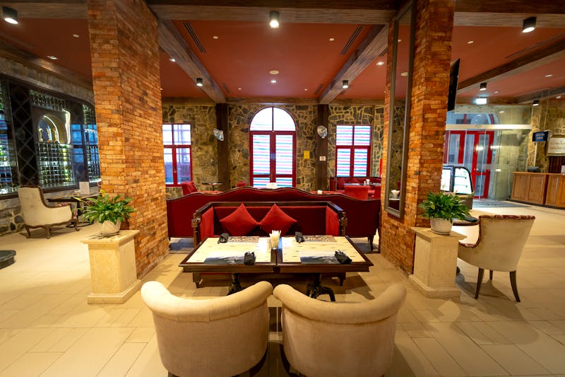 Wing Snob restaurant interior — warm ambiance and inviting decor